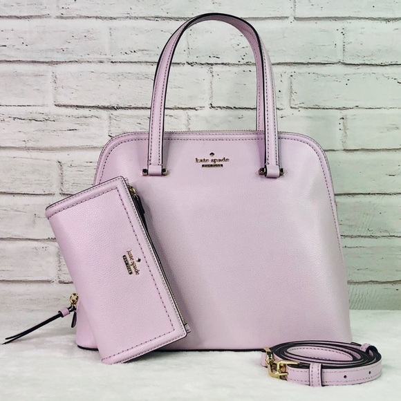 kate spade Handbags - 2PCS Kate Spade Medium Dome Satchel Wallet Set